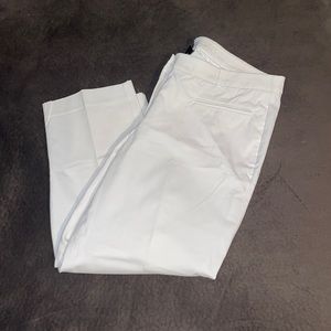 LANE BRYANTS WHITE KHAKI PANTS